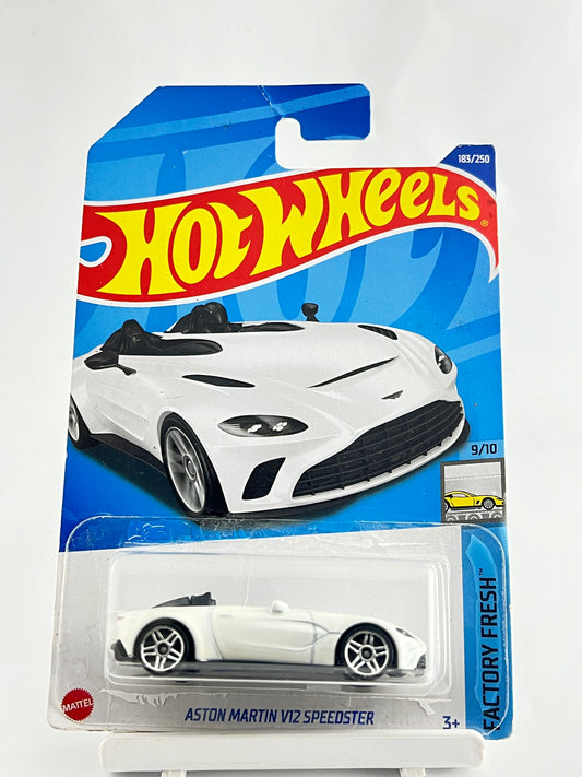 ASTON MARTIN V12 SPEEDSTER - WHITE-3B - Its Fun- Hot wheels - matchbox - diecast