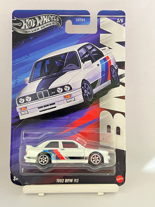 CREASED CARD / SOFT EDGES - HOT WHEELS - 1992 BMW M3 - 4E - Its Fun- Hot wheels - matchbox - diecast