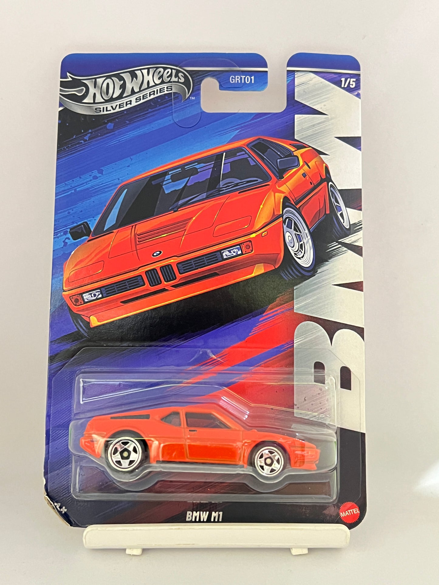 CREASED CARD / SOFT EDGES - HOT WHEELS - BMW M1 - 4E - Its Fun- Hot wheels - matchbox - diecast
