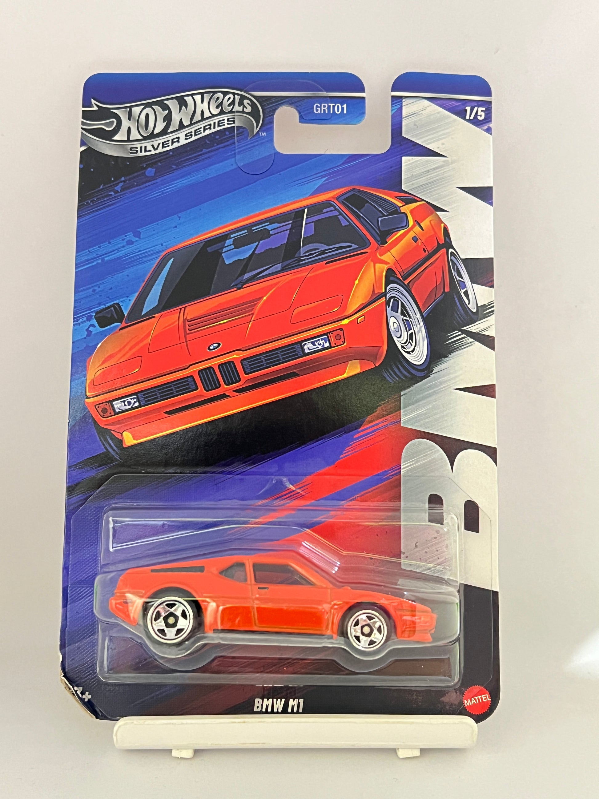 CREASED CARD / SOFT EDGES - HOT WHEELS - BMW M1 - 4E - Its Fun- Hot wheels - matchbox - diecast