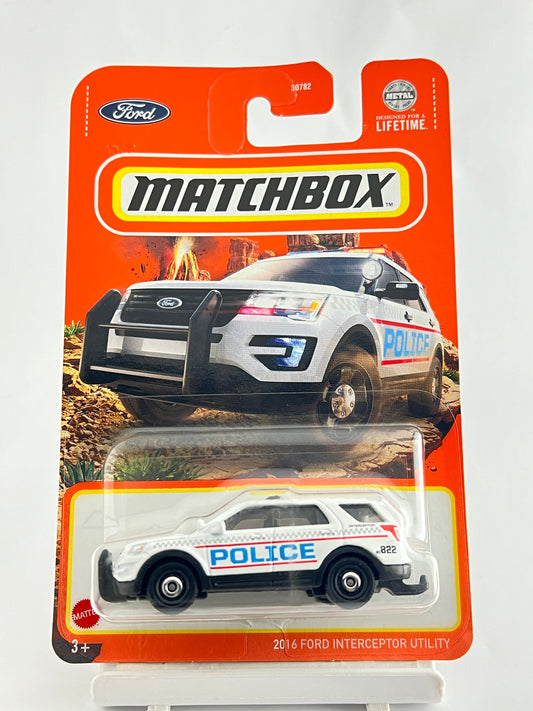 2016 FORD INTERCEPTOR UTILITY - Its Fun- Hot wheels - matchbox - diecast