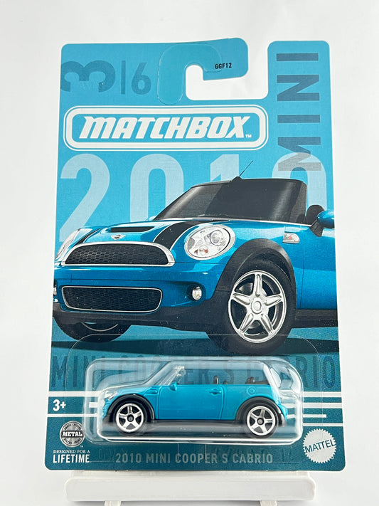2010 MINI COOPER CABRIO - Its Fun- Hot wheels - matchbox - diecast