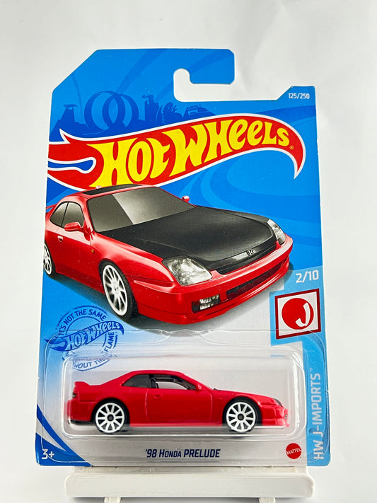 98 HONDA PRELUDE - RED - 4A - Its Fun- Hot wheels - matchbox - diecast