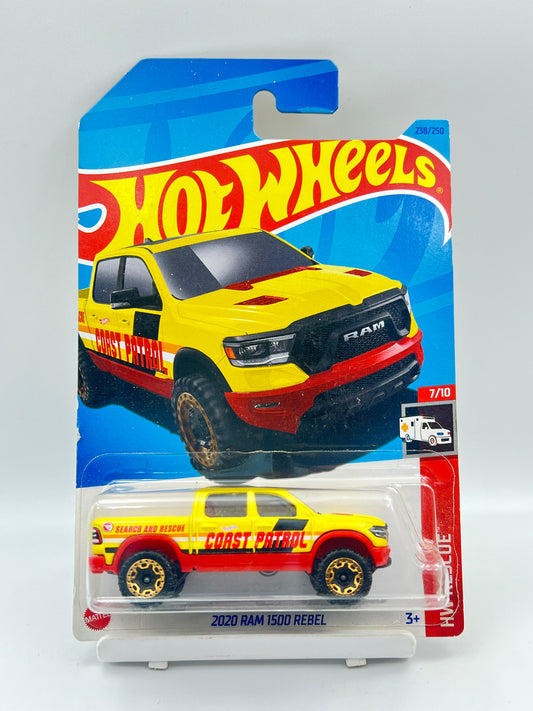 BLISTER CRACK - TREASURE HUNT - HOT WHEELS - 2020 RAM 1500 REBEL - 2D