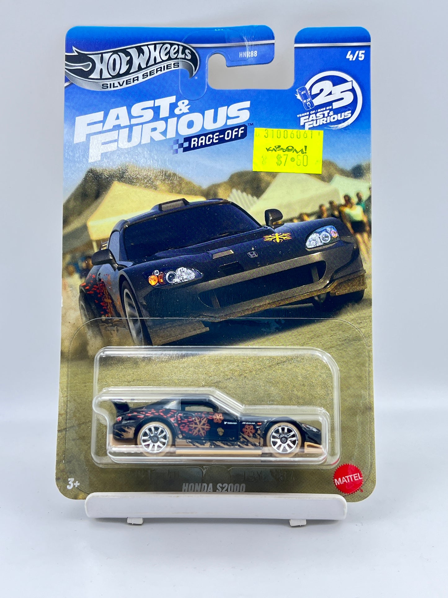 HOT WHEELS - HONDA S2000 - RACE-OFF - ( CARD AS IN PIC ) - ZX5