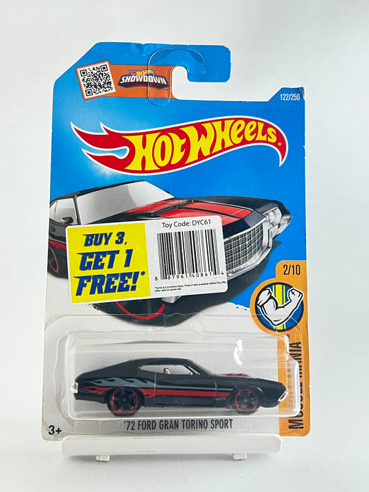 72 FORD GRAN TORINO SPORT - 2B - Its Fun- Hot wheels - matchbox - diecast