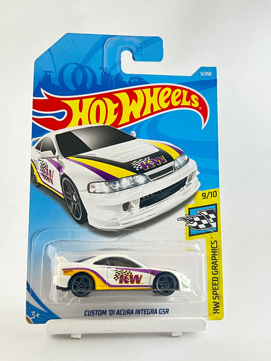 CUSTOM 01 ACURA INTEGRA GSR - 2B - Its Fun- Hot wheels - matchbox - diecast