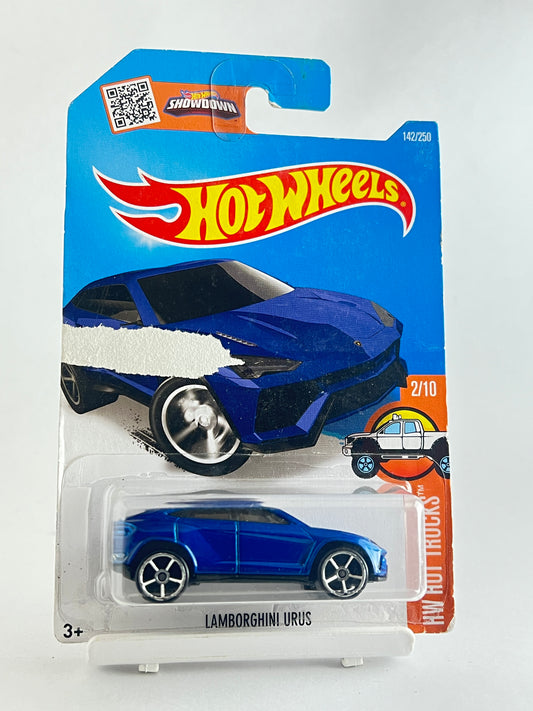 LAMBORGHINI URUS - - (CARD CONDITION AS IN PICTURE) - 2B - Its Fun- Hot wheels - matchbox - diecast