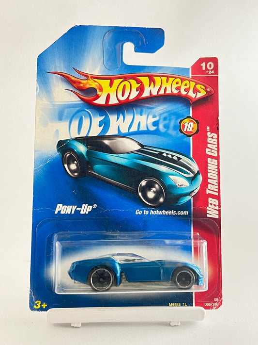 PONY - UP - FULL METAL - (CARD CONDITION AS IN PICTURE) - 2B - Its Fun- Hot wheels - matchbox - diecast