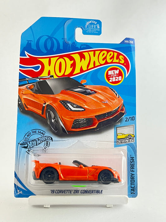 19 CORVETTE ZR1 CONVERTIBLE - 2B - Its Fun- Hot wheels - matchbox - diecast