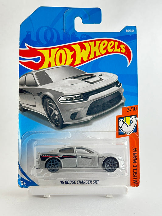 15 DODGE CHARGER SRT -(GREY SILVER)- 2B - Its Fun- Hot wheels - matchbox - diecast