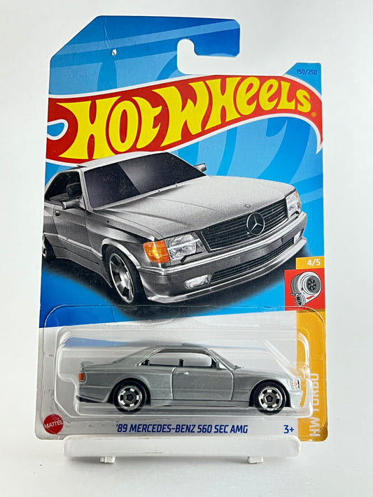 89 MERCEDES BENZ 560 SEC AMG - 2B (CARD CONDITION AS IN PIC) - Its Fun- Hot wheels - matchbox - diecast
