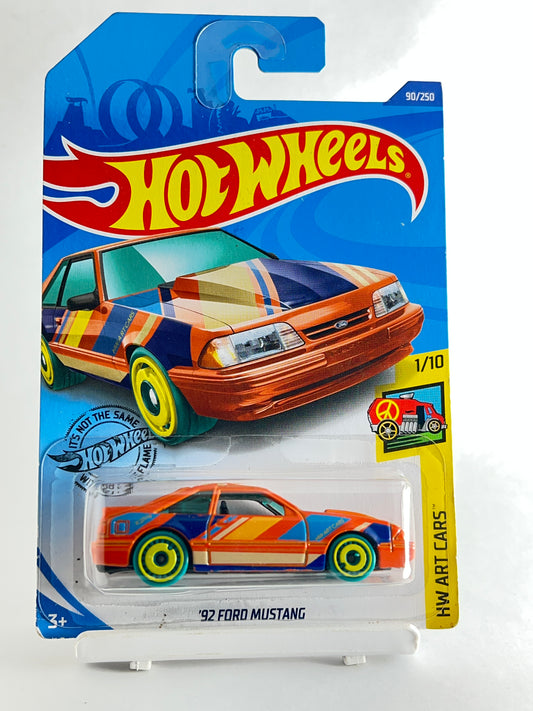 92 FORD MUSTANG - 1C - Its Fun- Hot wheels - matchbox - diecast