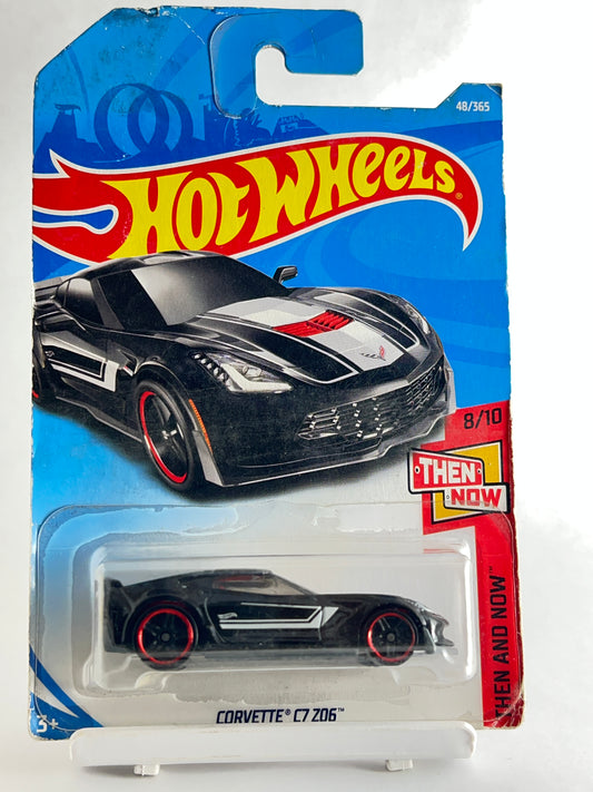 CORVETTE C7 Z06 - (CARD CONDITION AS IN PIC) - 2B - Its Fun- Hot wheels - matchbox - diecast
