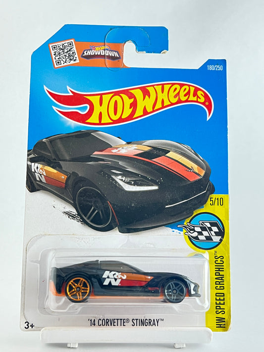 14 CORVETTE STINGRAY - 3B - Its Fun- Hot wheels - matchbox - diecast
