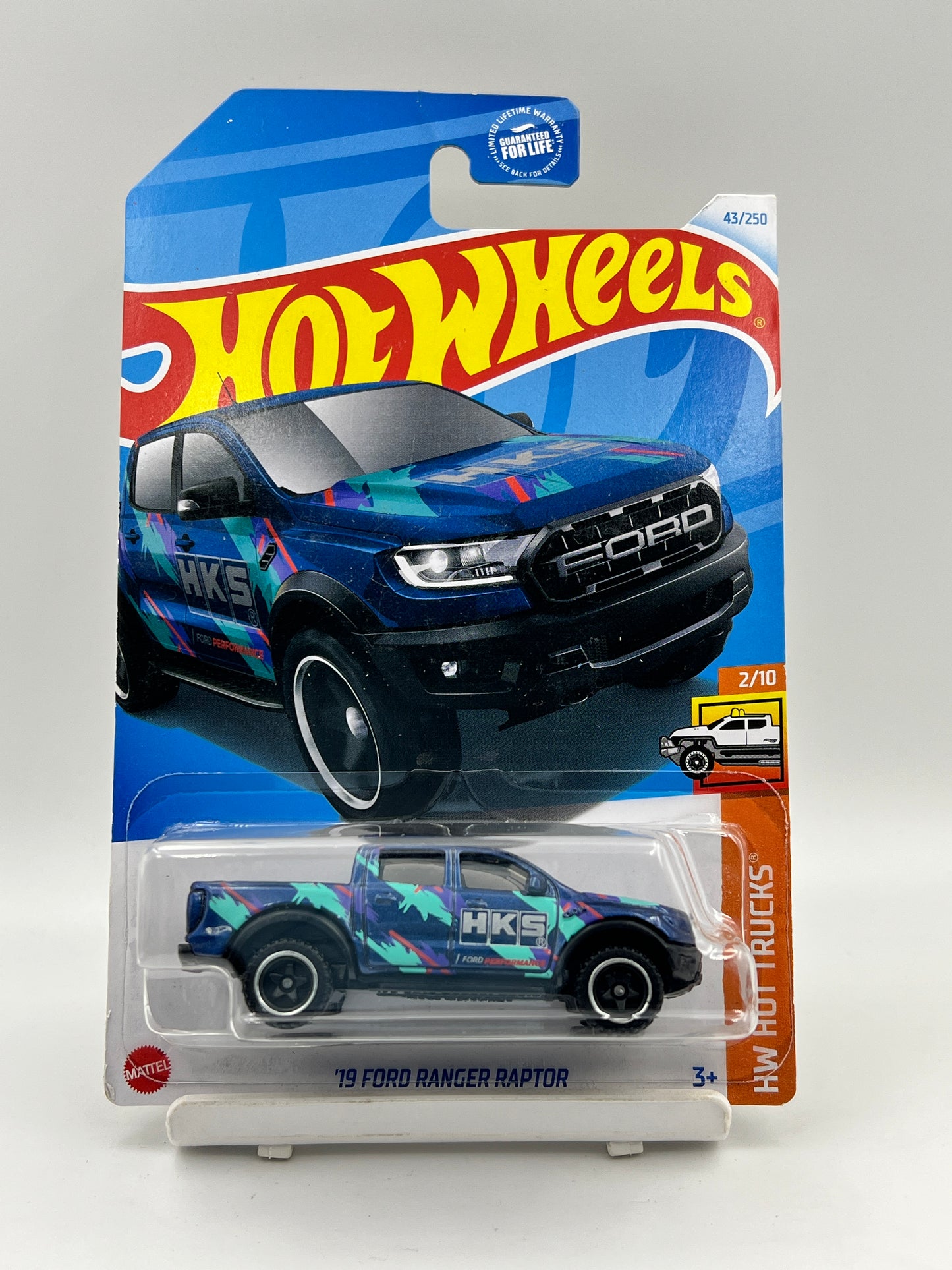 MILD HOOK CREASE - HOT WHEELS - 19 FORD RANGER RAPTOR - HKS - 1C