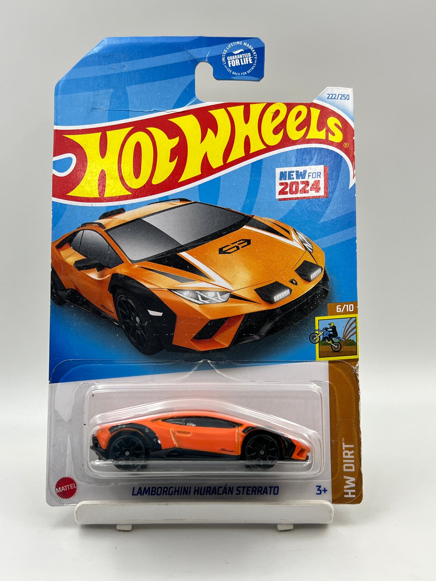 CREASED CARD - HOT WHEELS - LAMBORGHINI HURACAN STERRATO - 1B