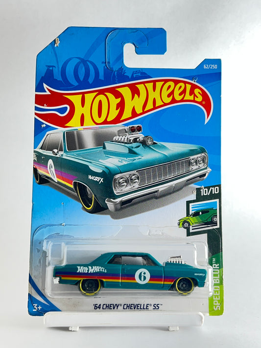 64 CHEVY CHEVELLE SS - 3A - Its Fun- Hot wheels - matchbox - diecast