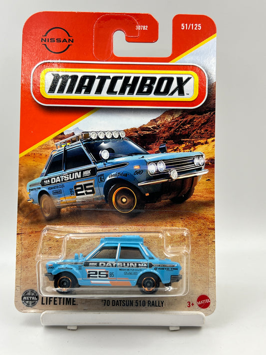 MATCHBOX - 70 DATSUN 510 RALLY - C2