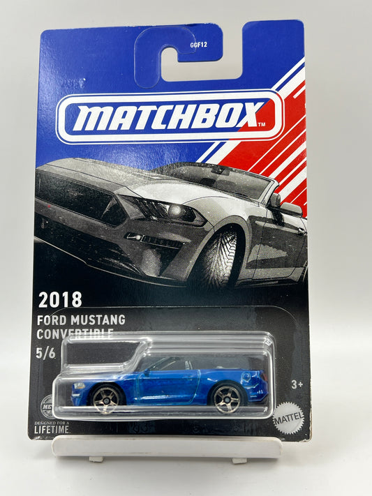 MATCHBOX - 2018 FORD MUSTANG CONVERTIBLE - 1D