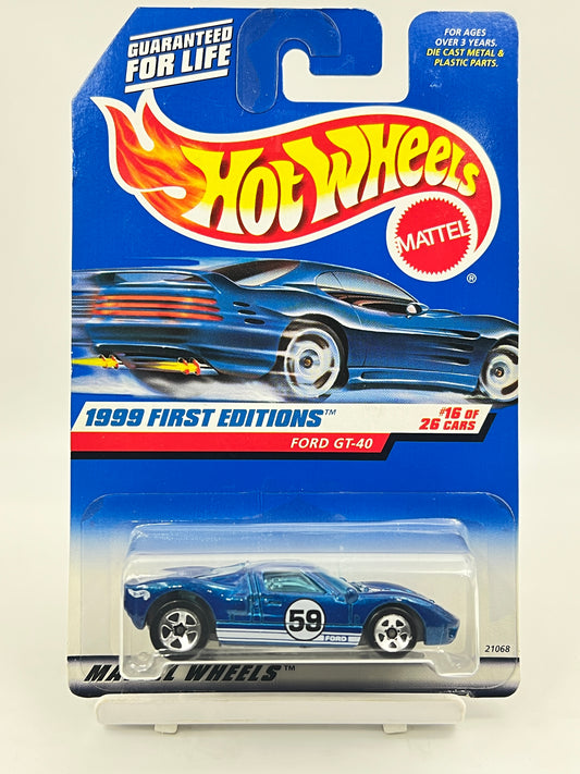 HOT WHEELS - FORD GT-40 - BLUE - ZX1