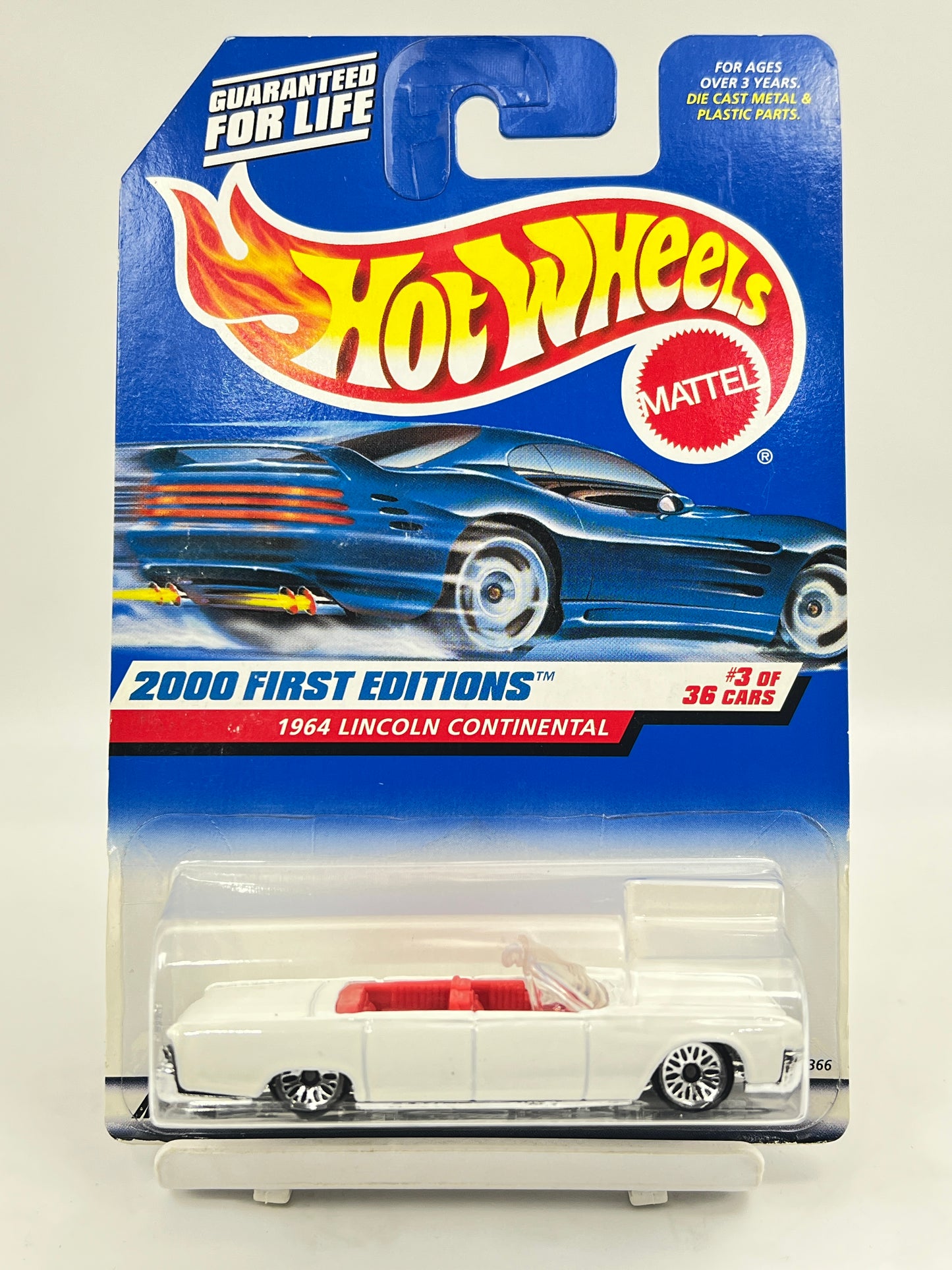HOT WHEELS - 1964 LINCOLN CONTINENTAL - WHITE - 1A