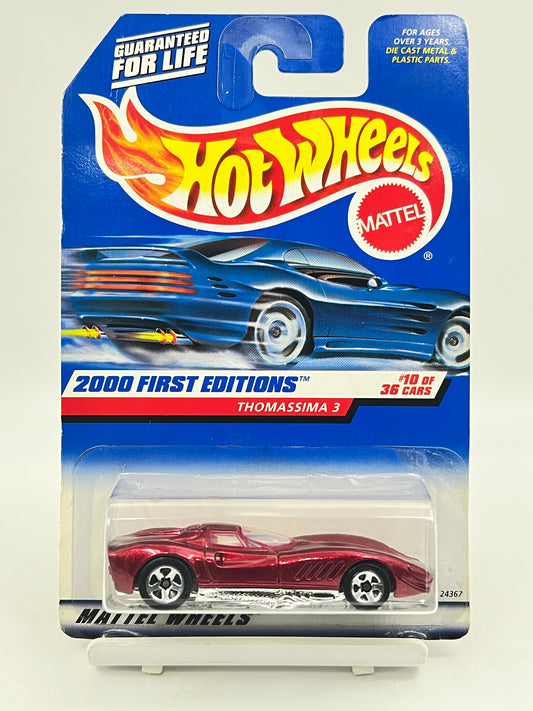 HOT WHEELS - 2000 FIRST EDITIONS - THOMASSIMA 3 - RED - ZX1