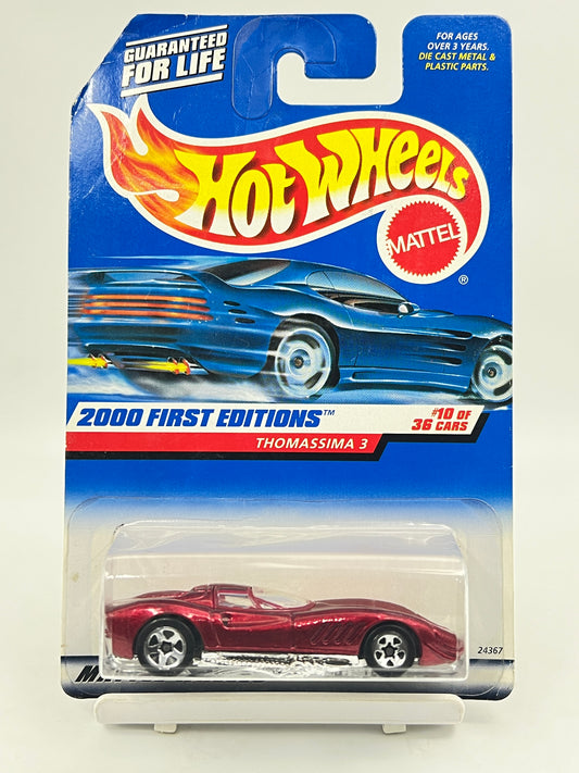 HOT WHEELS - 2000 FIRST EDITIONS - THOMASSIMA 3 - RED - ZX1