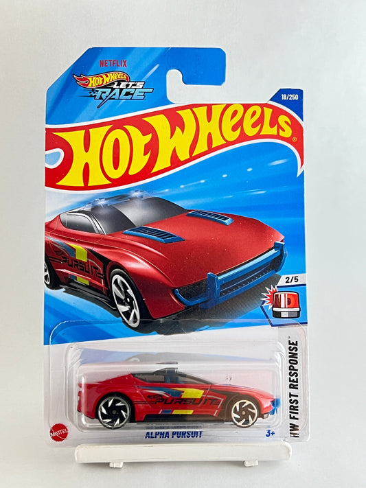 HOT WHEELS  - ALPHA PURSUIT - 3B - Its Fun- Hot wheels - matchbox - diecast