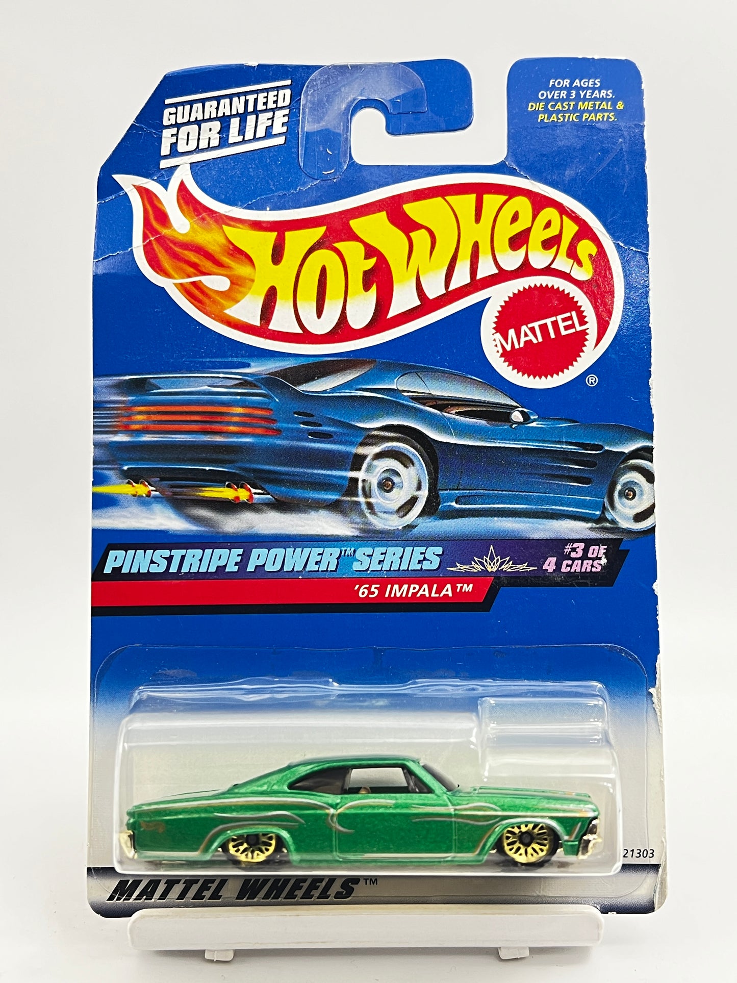 HOT WHEELS - - ( CARD AS IN PIC ) - 65 IMPALA - 1C