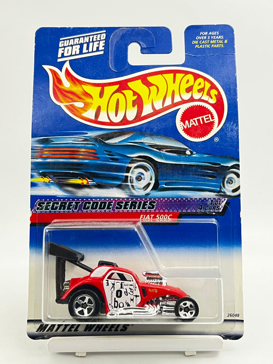 HOT WHEELS - ( CARD AS IN PIC ) - FIAT 500C - 1C