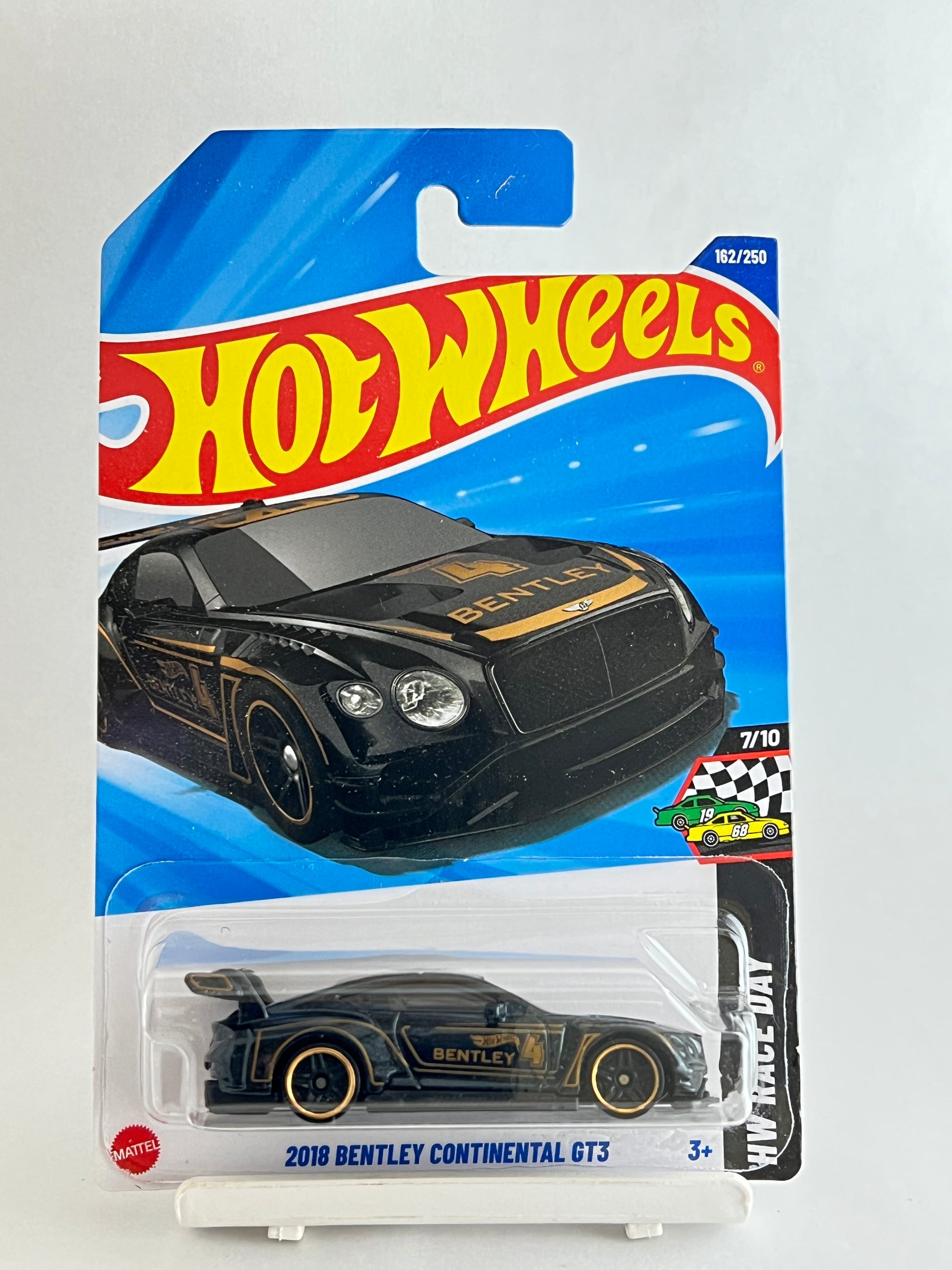 HOT WHEELS  - 2018 BENTLEY CONTINENTAL GT3 - 3D - Its Fun- Hot wheels - matchbox - diecast