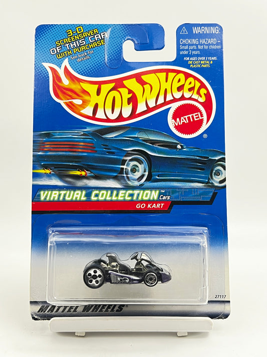 BLISTER DAMAGED - FULL METAL - HOT WHEELS -   GO KART - 3D