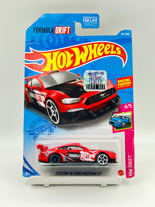 BLISTER CRACK - HOT WHEELS - CUSTOM 18 FORD MUSTANG GT - 1D