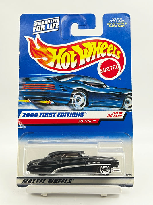 CARD AND BLISTER DAMAGED - SO FINE - BLACK - 4F