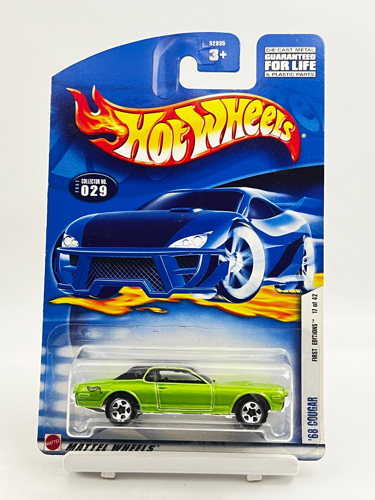 HOT WHEELS - 68 COUGAR - GREEN - 3B