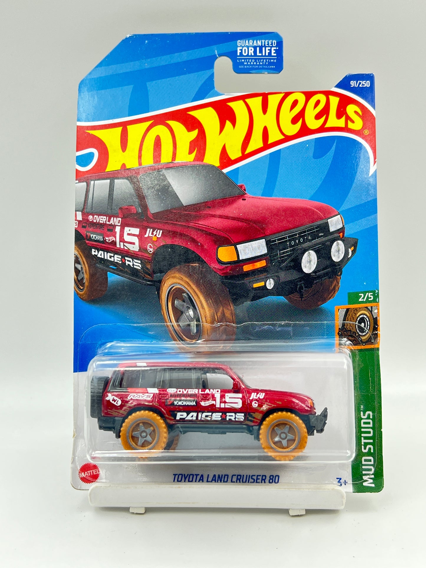 CARD/BLISTER DAMAGE - HOT WHEELS - TOYOTA LAND CRUISER 80 - 4F