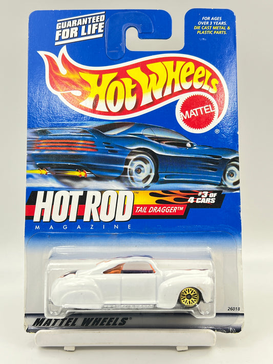 FULL METAL - HOT WHEELS -  TAIL DRAGGER - WHITE - 1B