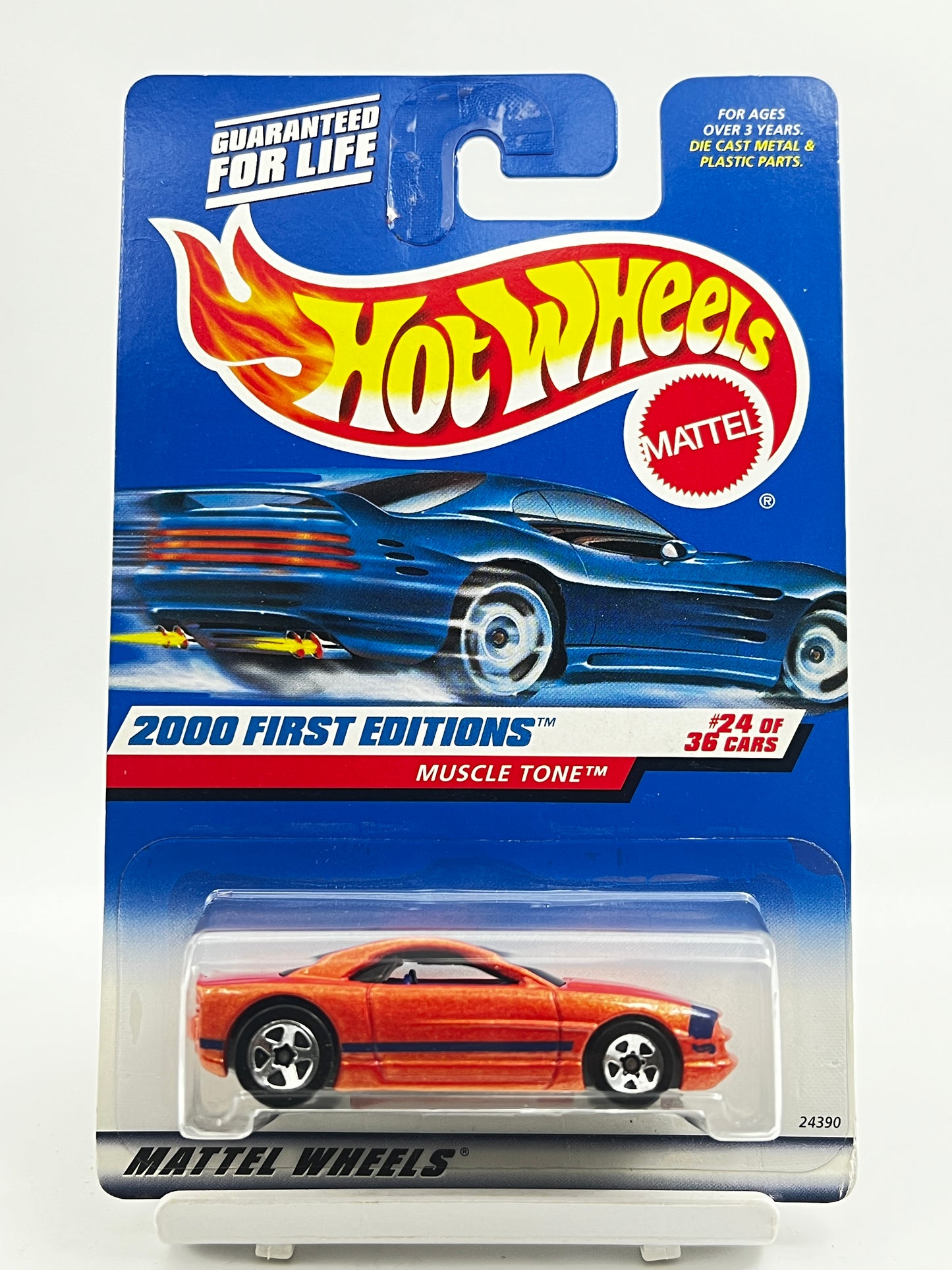 HOT WHEELS - MUSCLE TONE - CREASED - ORANGE - 2C