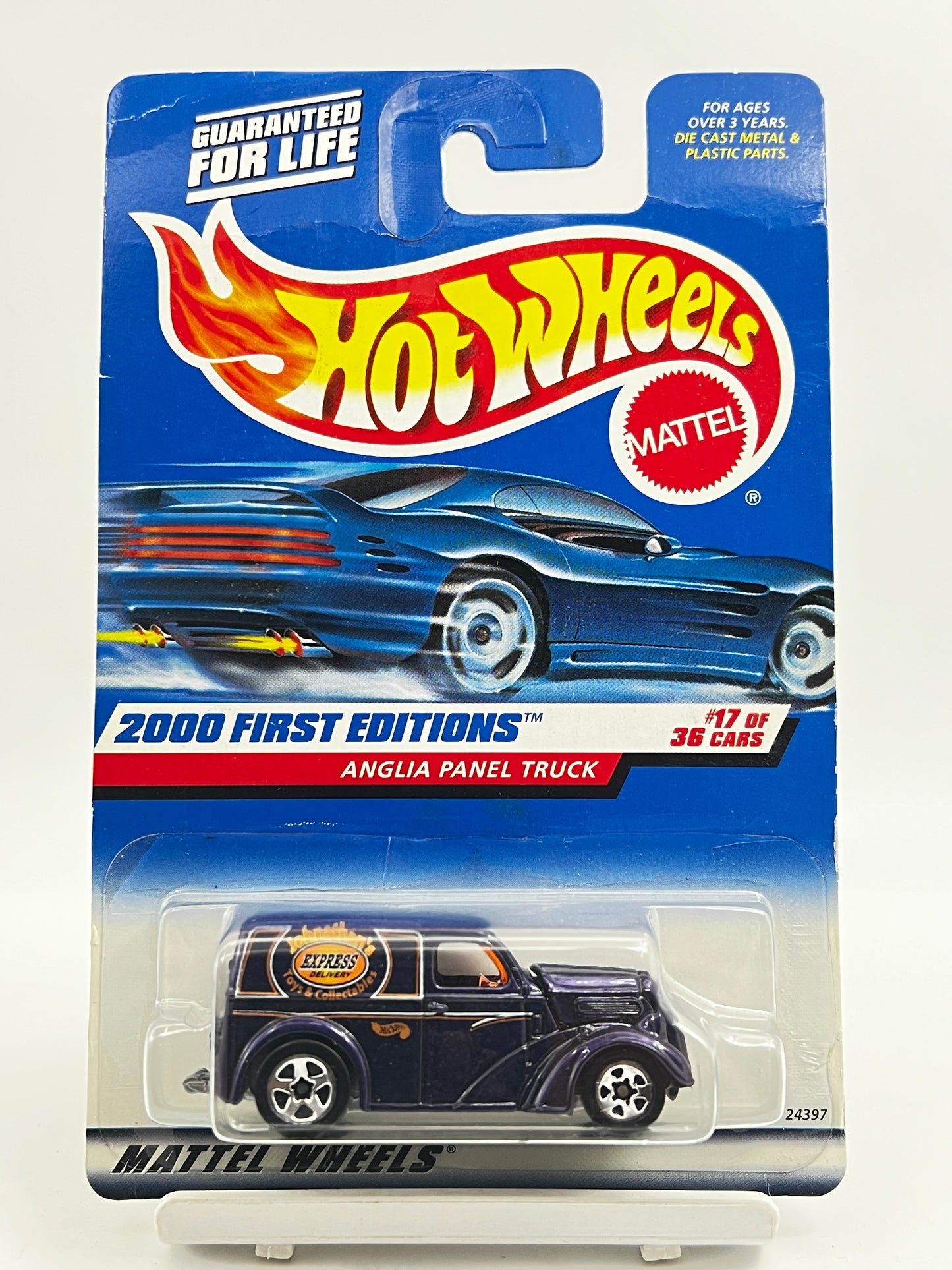 HOT WHEELS - ANGLIA PANEL TRUCK - PURPLE - 2C
