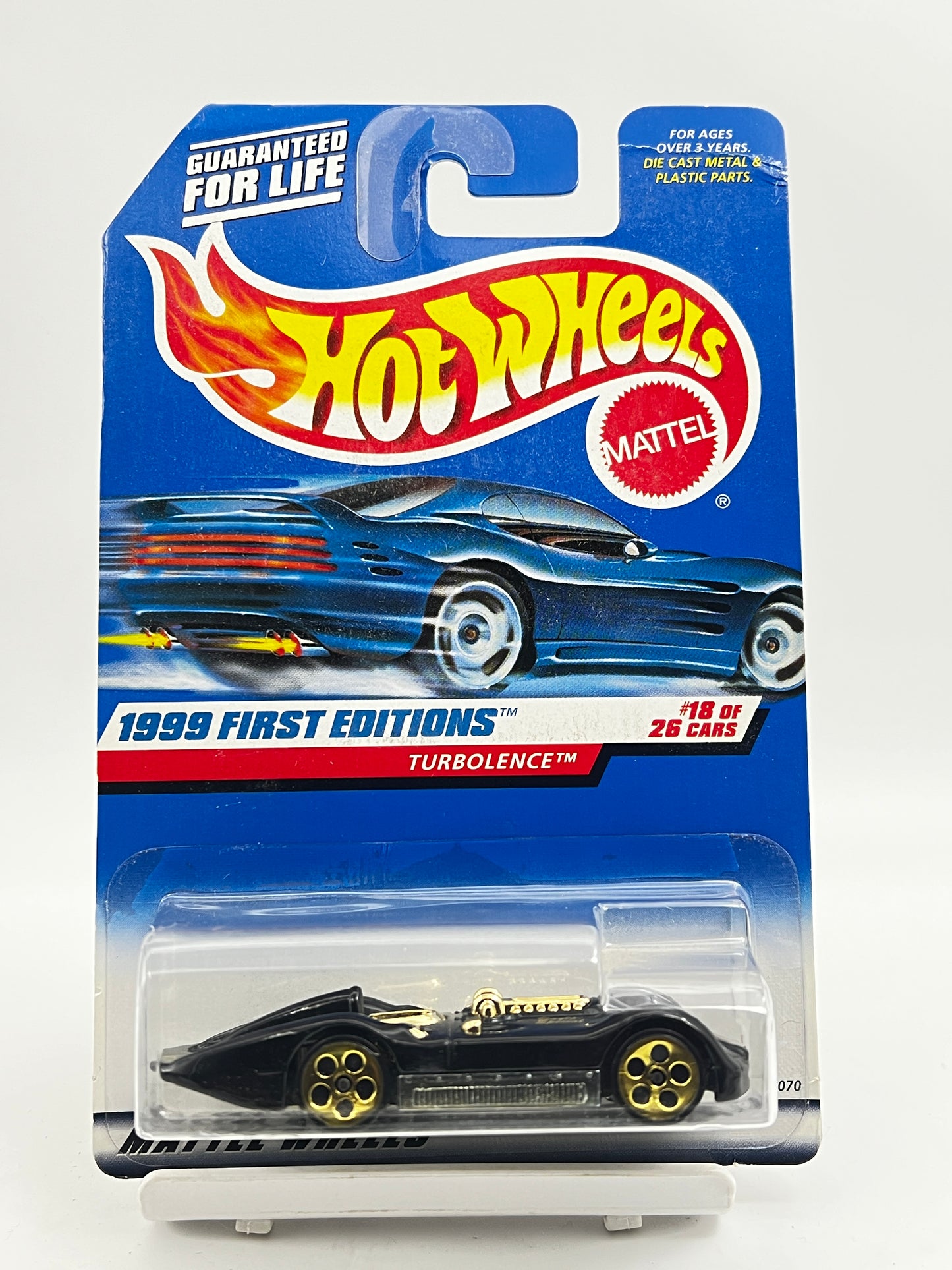 FULL METAL - HOT WHEELS -  TURBOLENCE - BLACK - 3D