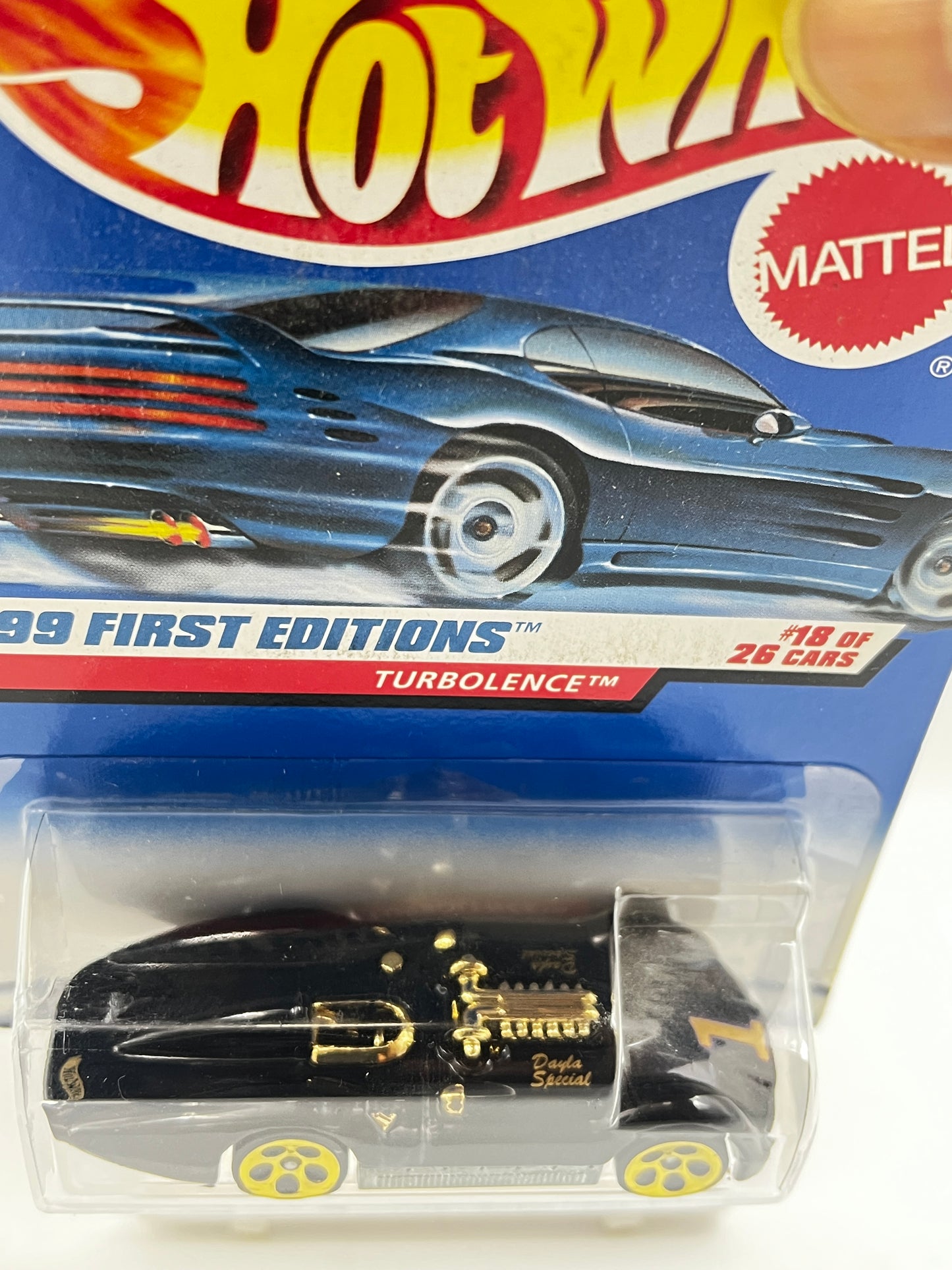 FULL METAL - HOT WHEELS -  TURBOLENCE - BLACK - 3D