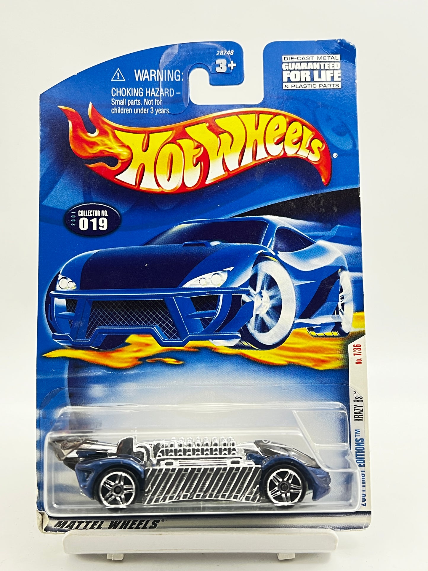 BLISTER DAMAGE - HOT WHEELS - KRAZY 8S - 4B