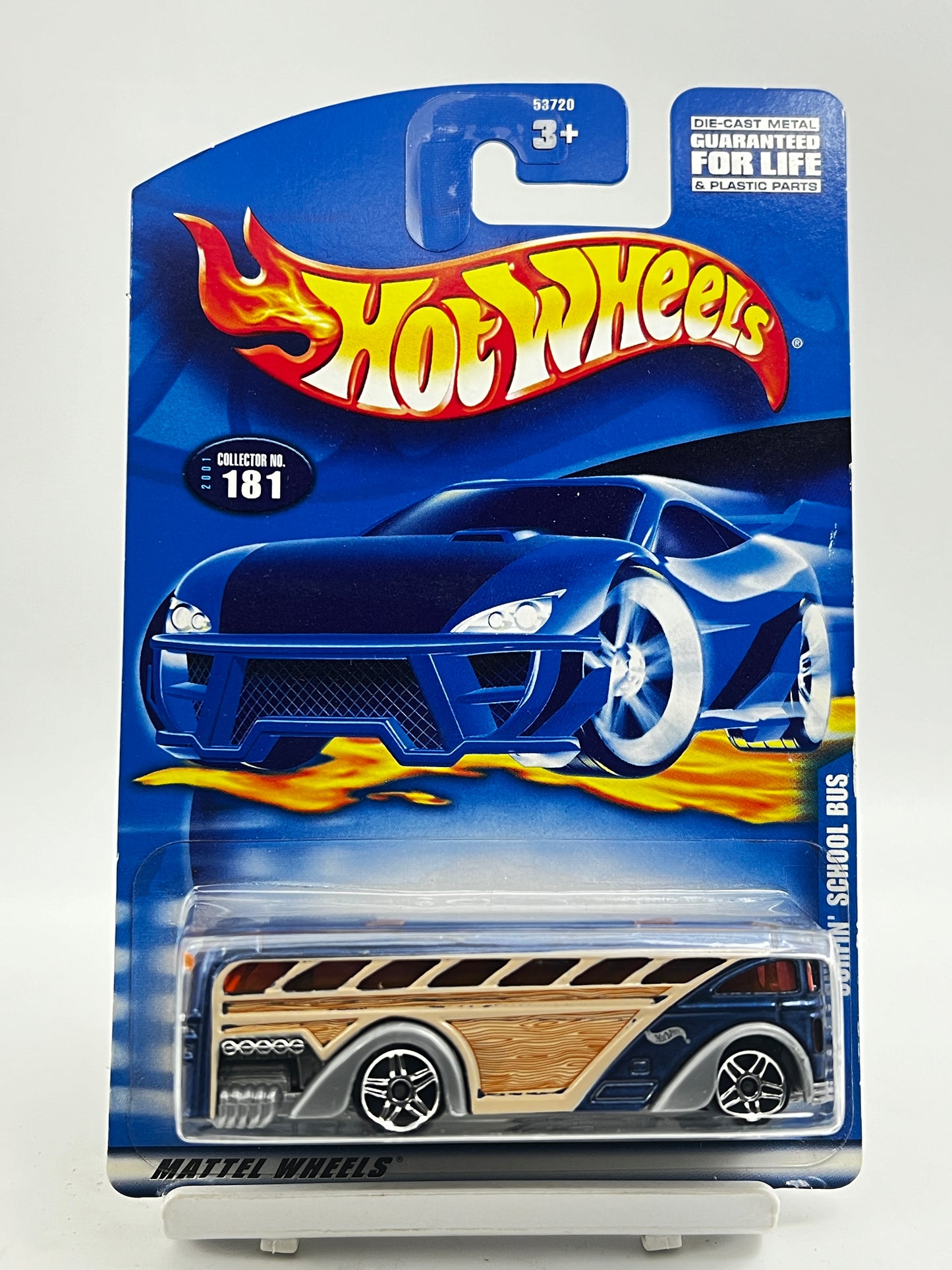 HOT WHEELS - SURFIN SCHOOL BUS - BLUE - 3E