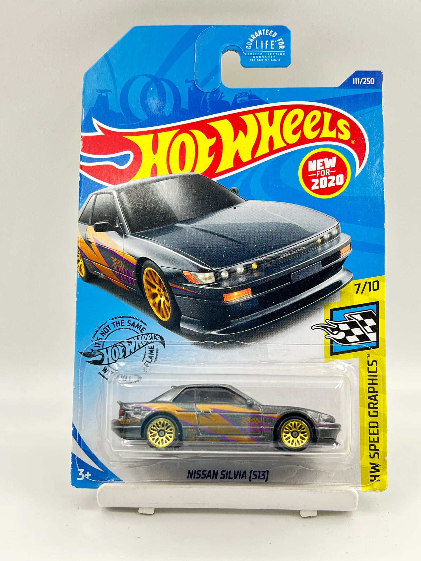 IMPORTED - HOT WHEELS -  NISSAN SILVIA (S13) - GREY - 3C