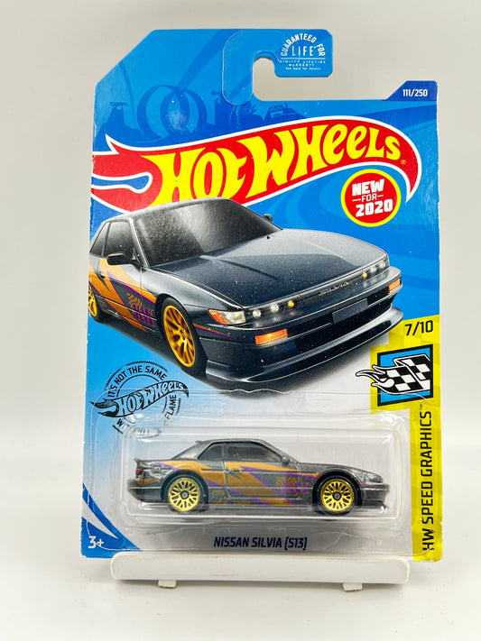 IMPORTED - HOT WHEELS -  NISSAN SILVIA (S13) - GREY - 3C