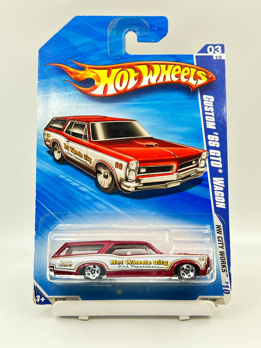 IMPORTED - HOT WHEELS -  CUSTOM 66 GTO WAGON - 3C