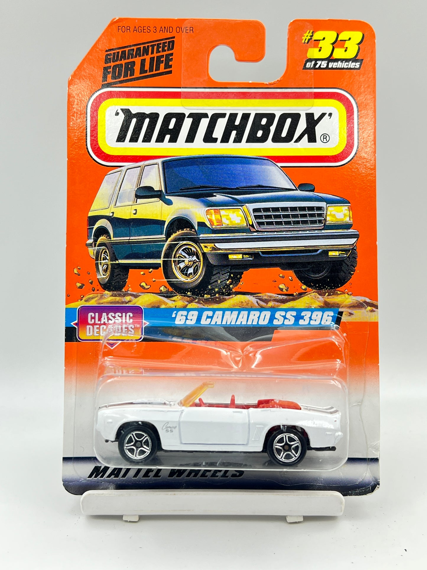 MATCHBOX - 69 CAMARO SS 396 - BRISTER SQUEZE - 3C