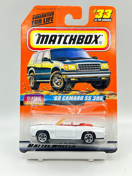 MATCHBOX - 69 CAMARO SS 396 - BRISTER SQUEZE - 3C