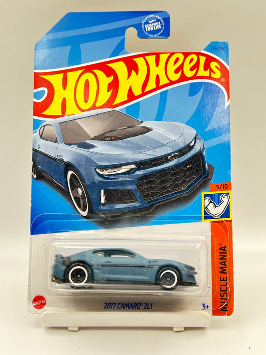 IMPORTED - HOT WHEELS -  2017 CAMARO ZL1 - MATTE BLUISH GREY - 3B
